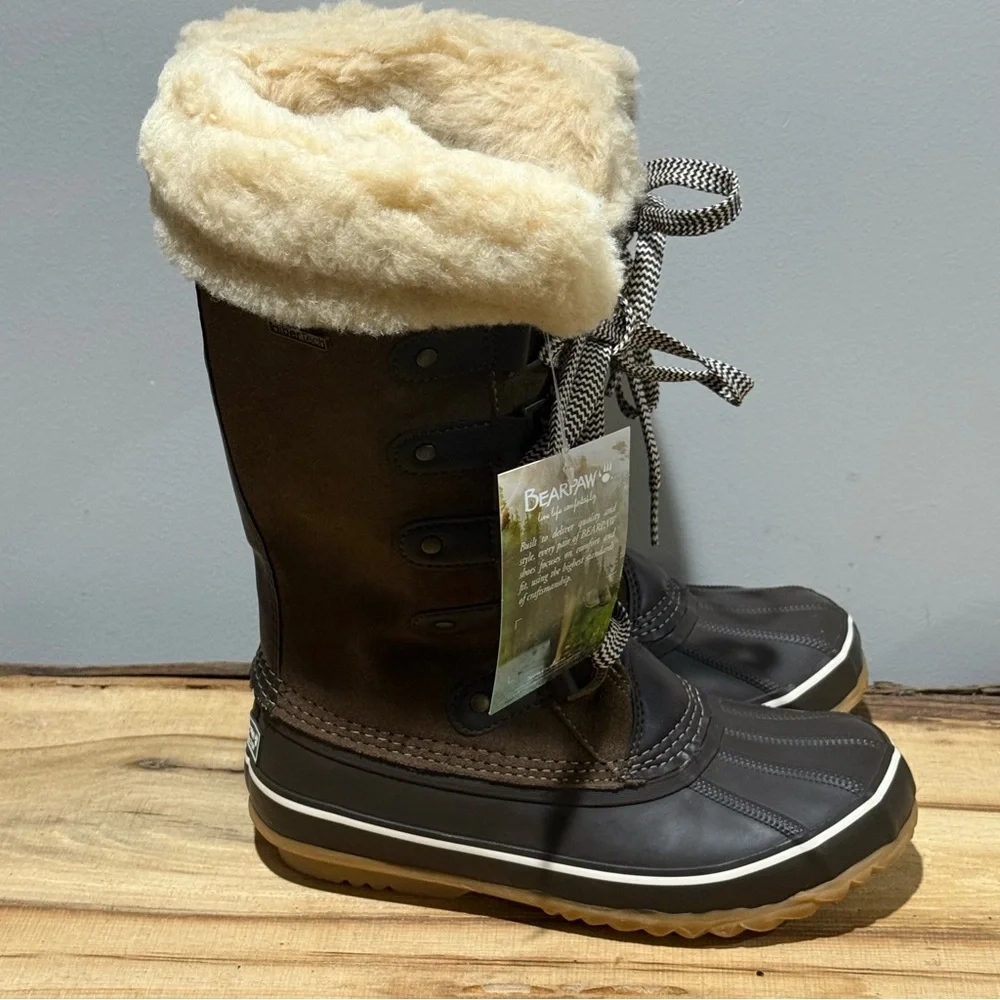 BEARPAW Denali‎ Snow Boots Size 6 B47
